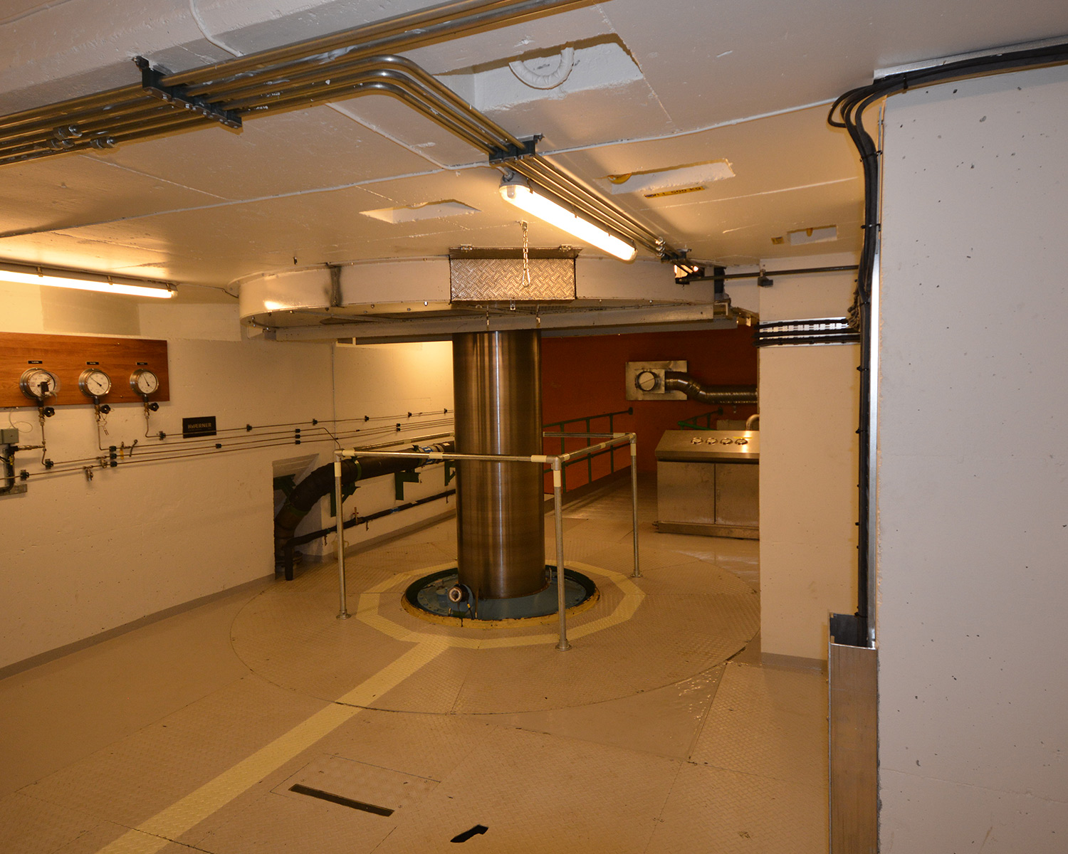 Turbine shaft in full operation