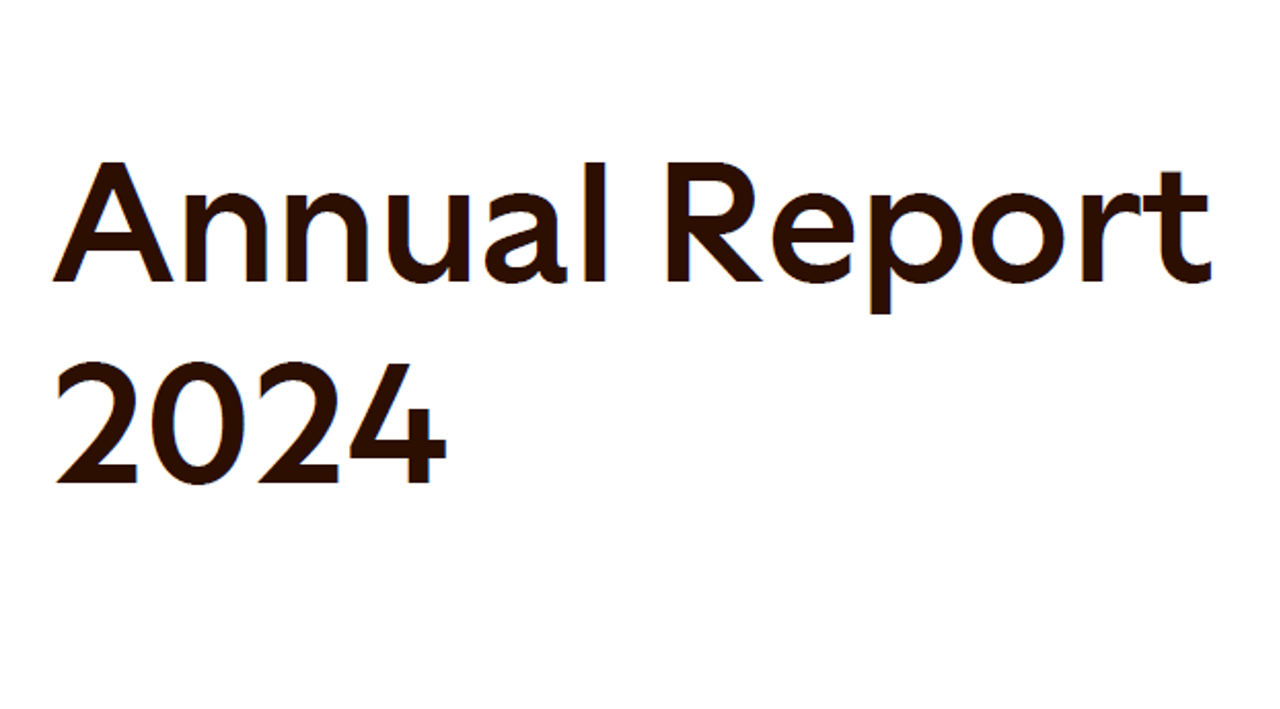 Cover of annual report 2024